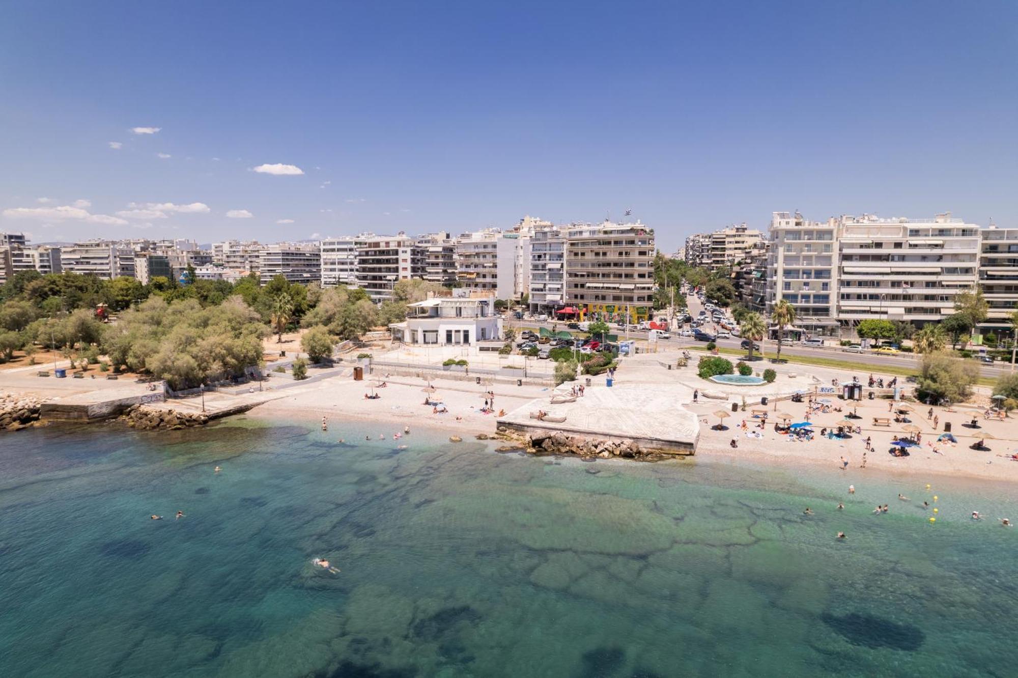Athens Riviera, Seaview, Beachfront, Lux Apartment On Starbucks Building Exterior foto