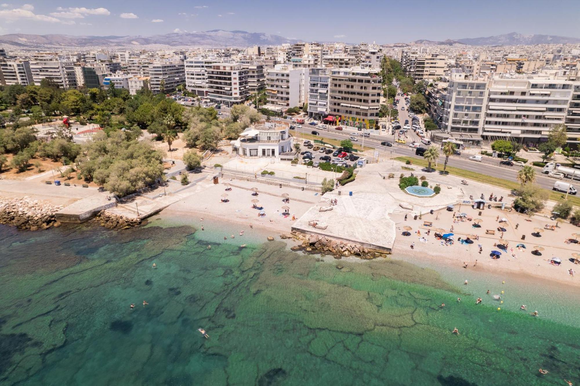 Athens Riviera, Seaview, Beachfront, Lux Apartment On Starbucks Building Exterior foto